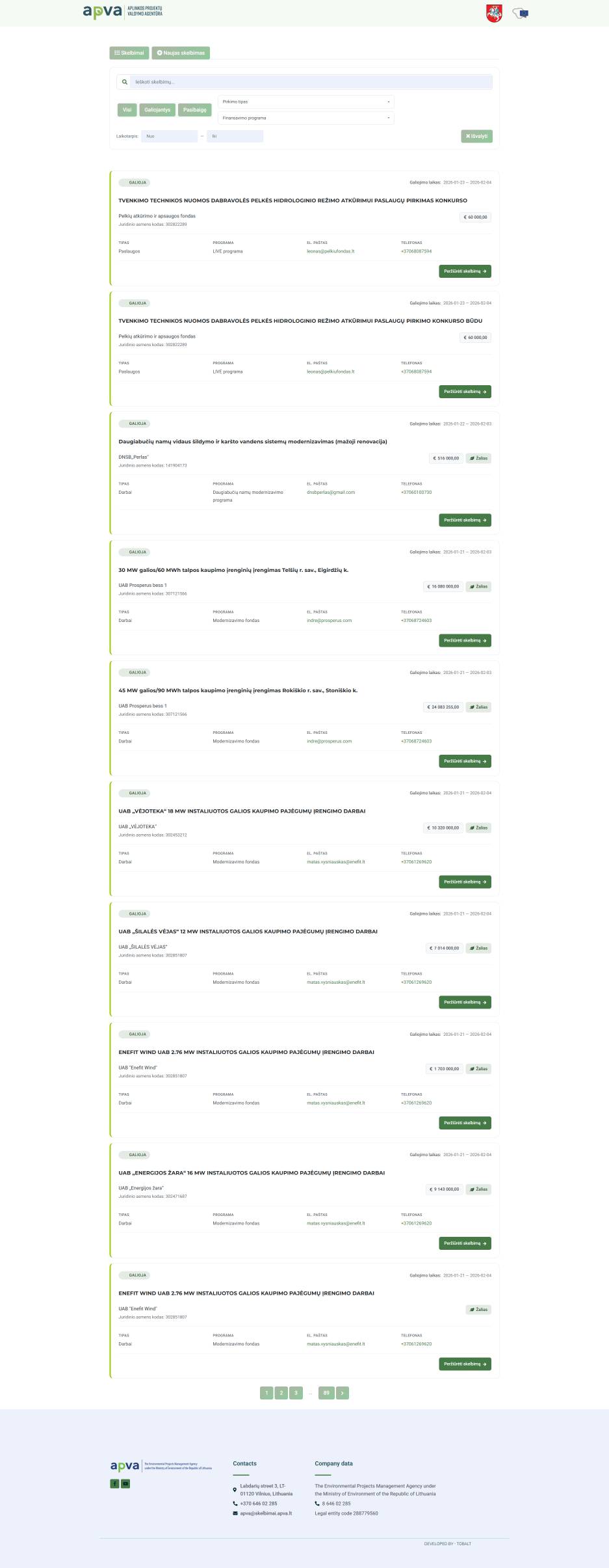 Anuncios de APVA