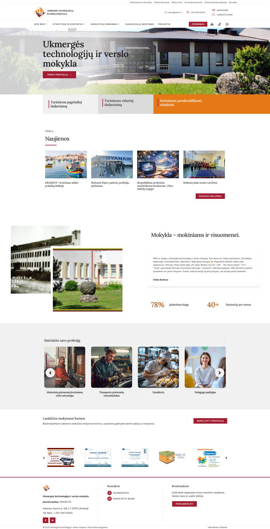Escuela de Tecnología y Negocios de Ukmergė